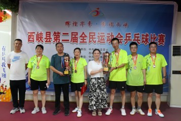 “乒”出成绩！九游官方网页版集团选手喜获我县第二届全民运动会企业组乒乓球比赛男单第一名！